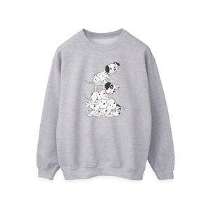 101 Dalmatians Womens/Ladies Chair Heather Sweatshirt / Heather Grey